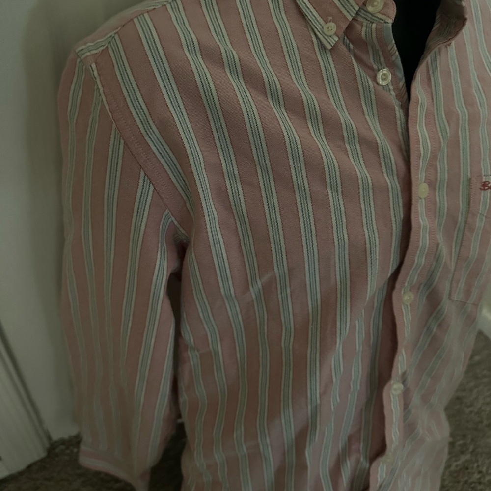 BEN SHERMAN, BUTTON DOWN LONG SLEEVE HERITAGE, CHECK SHIRT, SIZE MEDIUM. - Picture 8 of 9
